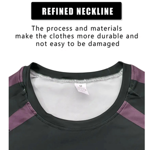 Conjunto de tres piezas de ropa deportiva estampada de gimnasio para hombre, transpirable, que absorbe la humedad, secado rápido y moldeador de cuerpo, resistente al sudor - Product Image 5