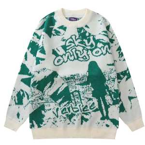 Suéter de Punto de Lana y Cachemira para Hombre, Talla Grande, Colores y Logotipo Personalizados, Logotipo Frontal, Alta Calidad, Otoño, Venta al por Mayor - Product Image 1