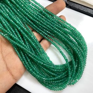 ลูกปัดมุกพลอยสีเขียวธรรมชาติรูปหยดน้ำ - Product Image 4