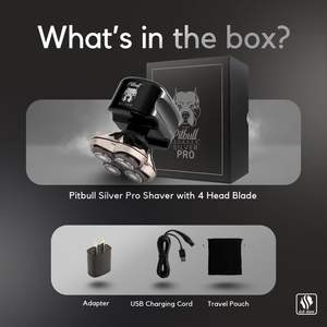 Afeitadora Eléctrica Inalámbrica para Hombre, Cabezal de Afeitado con Triple Cuchilla, Uso en Seco/Húmedo/Impermeable (IPX7), Mini Afeitadora Eléctrica Corporal, Enchufe UK - Product Image 5