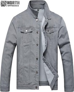 Veste en jean de haute qualité pour hommes, respirante et à séchage rapide, style décontracté, vente directe du fabricant pour l'hiver - Product Image 1