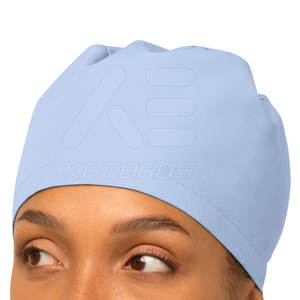 Chapeau de travail unisexe en coton 100% de haute qualité pour uniforme hospitalier avec détection d'aiguille, couleur et logo personnalisables, fabriqué au Pakistan - Product Image 5
