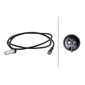6PU230048151 - Capteur de vitesse de roue - Connecteur 2 broches - Essieu arrière/avant - Câble : 1715 mm - MSP Export - Product Image 1