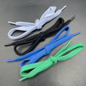 10mm Eco-Friendly High Tenacity Braided Polyester/Cotton Flat Drawcord with Customized Length for <b>Bags</b> Garment & Home Textile - Product Image 3