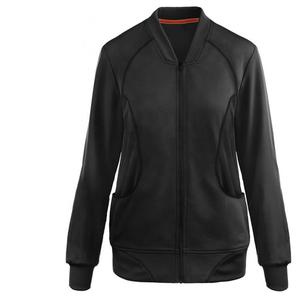 Spandex extensible fermeture éclair avant infirmière gommages hôpital uniforme gommage veste veste médicale pour les femmes été hiver hôpital gommages - Product Image 1