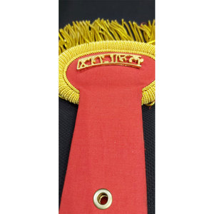 Epaulettes con Flecos Dorados Personalizados ODM/OEM, Material de Poliéster y Lana para Equipos de Defensa Personal, Uniformes con Flecos Dorados - Product Image 5