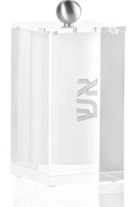 Charming Judaica Gift Acrylic Transparent Chanukah Match Box Lucite Jewish Besamim <b>Holder</b> Celebrating Tradition Modern Elegance - Product Image 2