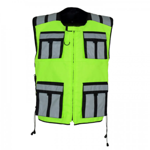 New Custom High Visibility Safety Vest for Men Women Polyester <b>Work</b> <b>Wear</b> with Reflective Mesh Features Customizable Logo Support - Product Image 1