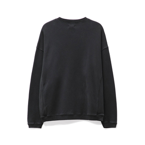 Pull en coton lourd sweat à col rond hommes haute qualité Logo personnalisé brodé solide polaire coupe régulière fabriqué au Pakistan - Product Image 2