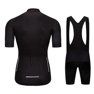 Conjunto de Uniforme de Ciclismo Personalizado de Alta Calidad para Hombre, Jersey de Ciclismo y Culote Corto con Tirantes, en Venta a Bajo Precio - Product Image 2