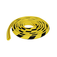Protection d'angle en mousse PU jaune et noire anti-collision pour entrepôt et atelier, personnalisable OEM