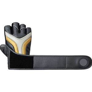 Gants de sports de plein air demi-doigts en gros Gants d'exercice en cuir avec logo personnalisé pour les courses de vélos et la salle de sport - Product Image 3