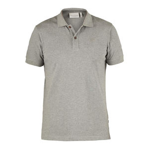 Polo de algodón orgánico sostenible para hombre, ropa informal transpirable y ligera con letras de tela de lona ecológicas - Product Image 3