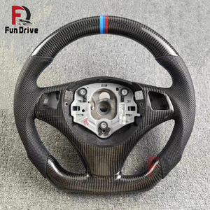 <span class=keywords><strong>Volant</strong></span> en fibre de carbone véritable cousu à la main, livraison rapide, pour <span class=keywords><strong>BMW</strong></span> Série E E81 E87 E82 E88 E21 <span class=keywords><strong>E30</strong></span> E36 E46 E90 E91 - Product Image 2