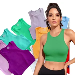 Service OEM Nouveau design Débardeur tricoté pour femme Haute qualité Respirant Écologique Polyester/Coton Prix bas Fabricant - Product Image 2