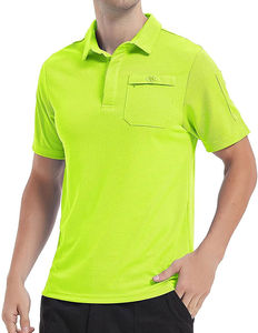 Camiseta de 100% algodón personalizada y Polo para hombre, ropa de golf informal con logotipo bordado en la parte delantera, servicio OEM disponible - Product Image 2