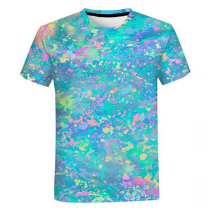 T-shirts en velours côtelé 3D pour femmes couleur personnalisée respirant confortable écologique décontracté coupe ajustée - Product Image 5