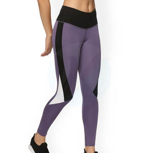 Legging de yoga pour femmes sur mesure de couleur unie avec fermeture à la taille élastique Nouveau style conçu au Pakistan - Product Image 4