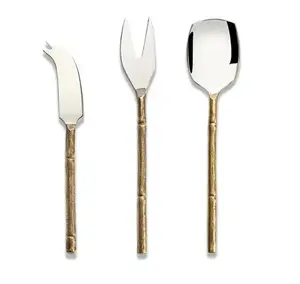 ใหม่ชุดชีสโลหะสําหรับเครื่องตัดชีสโลหะ Flatware ใช้ในราคาขายส่งต่ํา Moq ล่าสุดชุดชีสโลหะพร้อมที่จับหล่อ