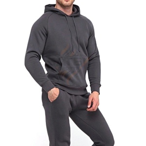 Survêtement décontracté à capuche léger personnalisé pour hommes Vêtements de sport d'hiver 100% coton Écologique Course à pied Jogging - Product Image 2