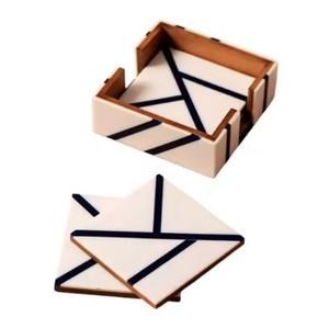 Precio al por mayor de fábrica, posavasos de alta calidad, posavasos decorativos con acabado Premium para bebidas, bebidas, uso doméstico, Decoración de mesa - Product Image 3