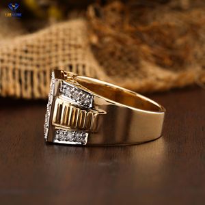 แหวนเพชรทรงกลมสำหรับเจ้าหญิง2.37 TDW และพลอยสีทองเหลือง cvd/hpht - Product Image 3