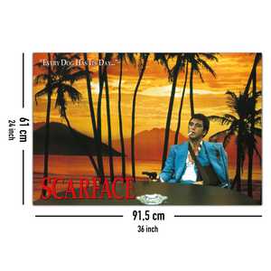 Affiche moderne Scarface pour décoration murale - Product Image 1