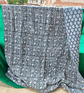 Couette en coton imprimé floral de taille Queen, literie indienne - Product Image 5