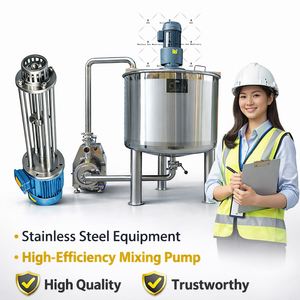 Macchina Miscelatrice Emulsionante Sottovuoto Riscaldata per Fondotinta Liquido, Crema Solare, Crema per la Cura della Pelle e Balsamo - Product Image 1