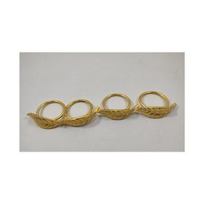 Design élégant anneau de serviette en métal plaqué or fait à la main anneau de serviette en gros prix bas anneau de serviette décoratif en gros - Product Image 6