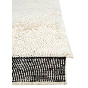 Zuri Ivory Wool <b>Rugs</b> Hand Knotted Geometric Pattern Living Room Carpet for Entryway Hallway Teen's <b>Space</b>-Model Number SKWL-426 - Product Image 4