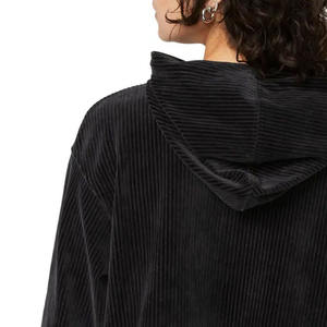 เสื้อฮู้ดผ้าฝ้ายแขนยาวสำหรับผู้หญิง, เสื้อฮู้ดแบบสวมศีรษะของผู้หญิง - Product Image 6