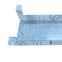 Pièces de cadre usinées avec précision en plastique acrylique CNC de haute qualité, découpe et moulage personnalisés, épaisseur et dimensions sur mesure