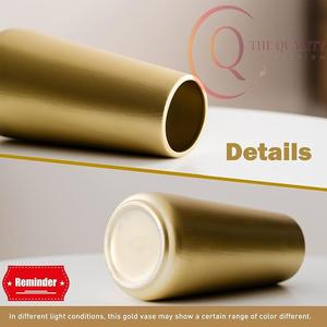 Premium Metal Tabletop <b>Decorative</b> <b>Vase</b> with Artistic Flair, Ideal for Floral Styling, Home Décor, and Elegant Interior Themes - Product Image 3