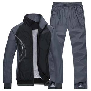 Top qualité survêtement survêtement coton sergé Jogging à capuche et pantalon de survêtement ensemble XL unisexe formation survêtement en gros - Product Image 1