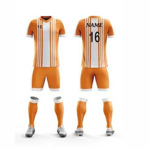 Haute qualité Top tendance respirant Sublimation logo personnalisé maillots de football vêtements de sport uniformes ensemble formation d'équipe vêtements de football - Product Image 5