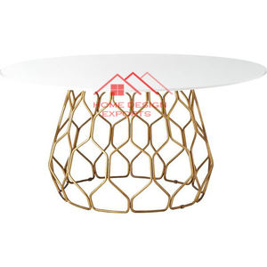 Muebles de Mesa Hechos a Mano Más Vendidos en 2025, Muebles de Sala de Estar, Mesa de Centro de Metal y Mármol, Combinación de Mesa Auxiliar - Product Image 5