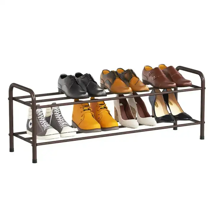 Étagère à chaussures en métal de conception classique armoire de rangement moderne plusieurs étagères étagère organisateur de chaussures pour le stockage à la maison à vendre