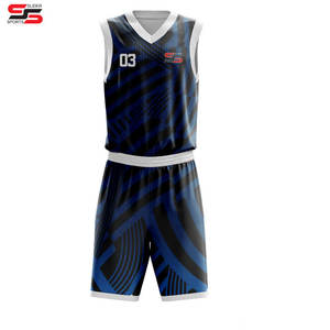 Uniforme de basket-ball de sublimation de sport de haute qualité avec logo personnalisé 2025 nouveau style et design Kit d'uniforme de basket-ball pour hommes - Product Image 1