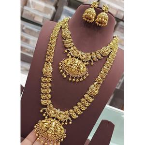 Conjunto elegante, moderno, exclusivo, de primera calidad, con diseño único, estilo templo, con pendientes, para compromiso, boda, para mujer. - Product Image 1