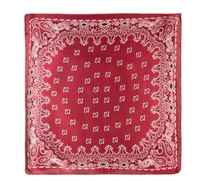 Bandana personnalisé à la mode imprimé coloré doux 100% coton bandana carré multifonction - Product Image 2