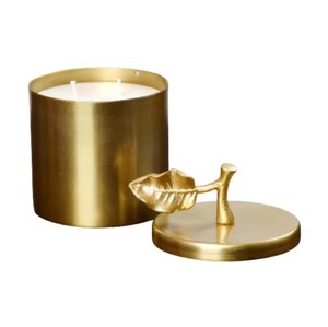 โหลเทียนโลหะสำหรับตกแต่งคริสต์มาสพร้อมฝาปิดโหลเทียนที่ใช้ในบ้านเคลือบทองสินค้าใหม่ล่าสุด - Product Image 4