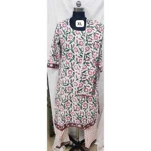 Conjunto de Traje de Algodón Cosido para Mujer con Dupatta, Ropa Tradicional Elegante - Product Image 1