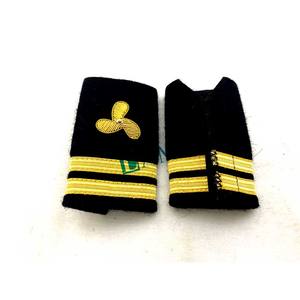 Epaulettes OEM Merchant, uniforme de yate, deslizantes de rango dorado de 1, 2, 3 y 4 barras, tamaños personalizados - Product Image 1