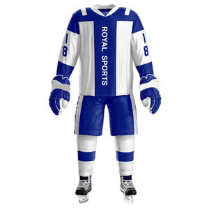 MEJOR precio de fábrica personalizado uniforme de hockey ropa de equipo diseño de sublimación de alta calidad conjunto de Jersey de hockey sobre hielo uniforme para hombres - Product Image 4