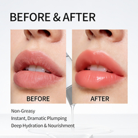 Gloss à lèvres volumateur personnalisé Max Lip Filler, végan, acide hyaluronique liquide, huile éclaircissante, marque privée, volumateur de lèvres hydratant
