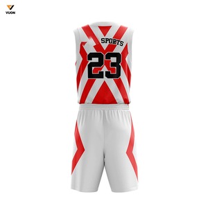 Maillots de basket-ball américains Ensemble complet d'uniformes d'entraînement sportif Ensembles d'uniformes de basket-ball Vêtements de basket-ball en gros - Product Image 4