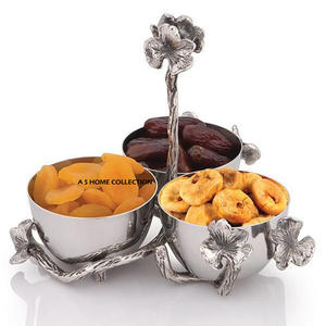 Tazón Decorativo de Diseño Maravilloso con Acabado Gris Metálico, Hecho a Mano, Artístico, Moderno, de Buena Calidad y con una Forma Increíble - Product Image 2