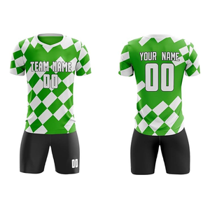 Uniforme de fútbol unisex de alta calidad, conjunto de secado rápido y transpirable, logotipo personalizado, precios al por mayor - Product Image 1