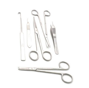 Kit d'instruments vétérinaires en acier inoxydable réutilisables personnalisables certifié CE garantie 1 an ensemble chirurgical de stérilisation animale pour - Product Image 4